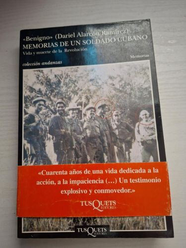 Portada del libro de Memorias de un soldado cubano. Vida y muerte de la Revolución