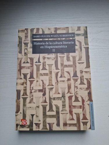 Portada del libro de Historia de la cultura literaria en Hispanoamérica (II)