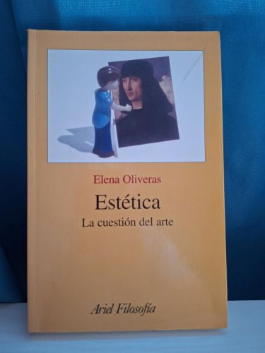 Portada del libro de Estética. La cuestión del arte