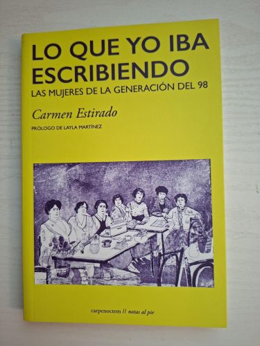 Lo que yo iba escribiendo. Las mujeres de la generación del 98