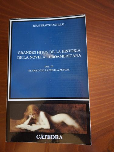 Grandes hitos de la historia de la novela euroamericana. Vol. III (El siglo XX. La novela actual)