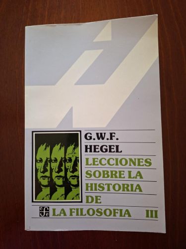 Lecciones sobre la historia de la filosofía. Volumen III